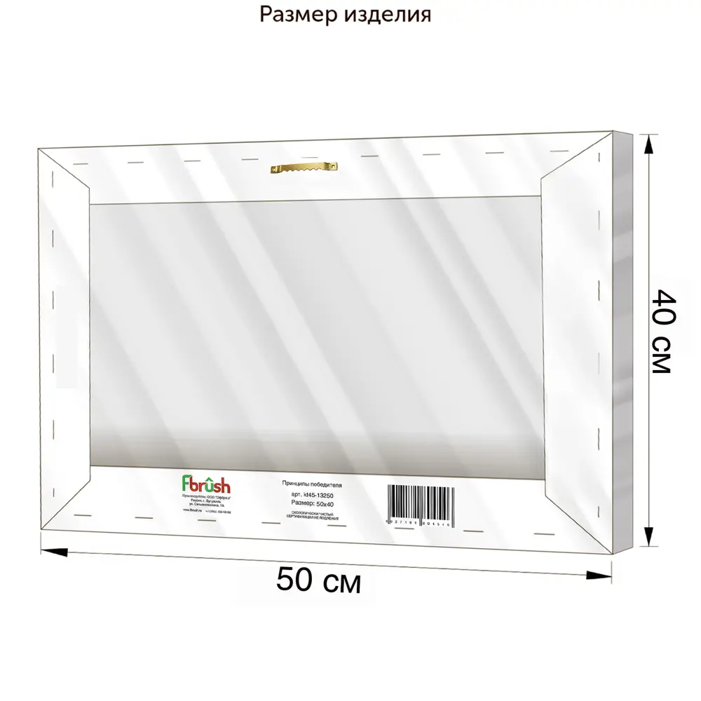 Santreyd Картина на холсте "Арт-енот" 40×50 см для современного интерьера 82887131 STLM-0037517 - Вид №2