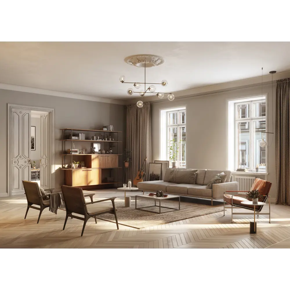 Лампа светодиодная Osram филаментная E27 220-240 В 4.5 Вт/825 Edison 470 Лм STLM-2190388 - Вид №5