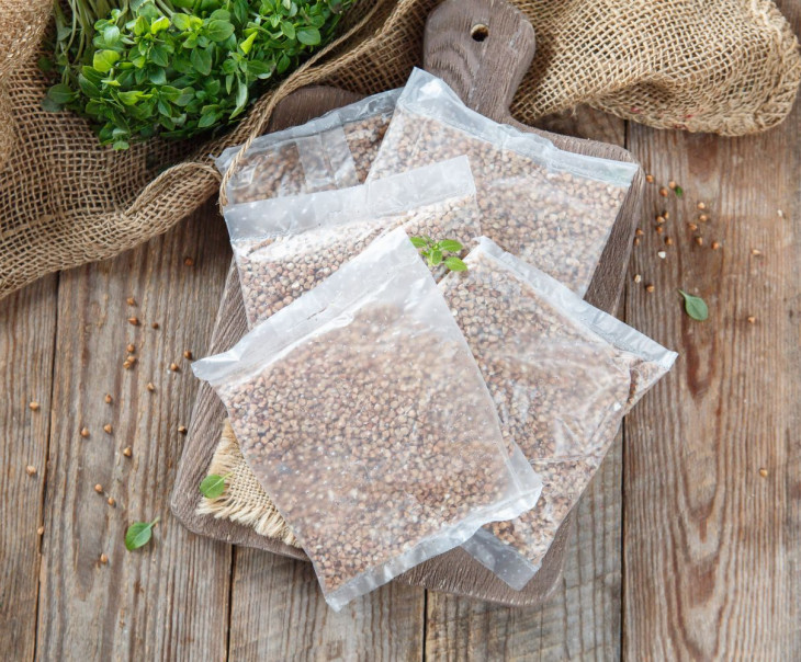 4168 Гречка быстроразваривающаяся в варочных пакетах Вкусляндия  - Вид №1