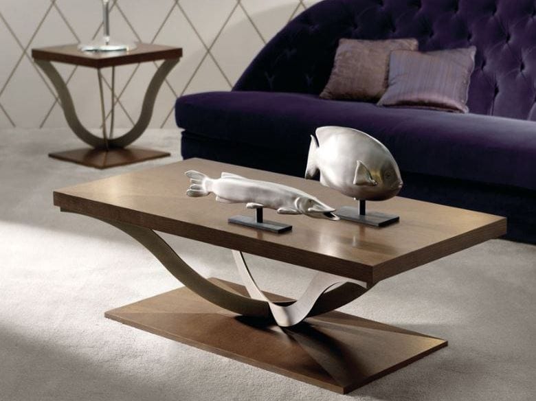 Деревянный прямоугольный журнальный столик OPERA CONTEMPORARY TESEO ARCH-00034281