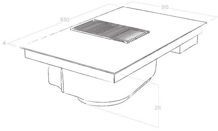 Elica Встраиваемая индукционная плита со встроенной вытяжкой Nikolatesla sun-id-1479444 - Вид №6