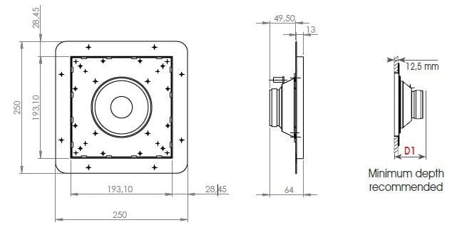 Металлический акустический диффузор Garvan Acoustic Luna ARCH-00003143 - Вид №1