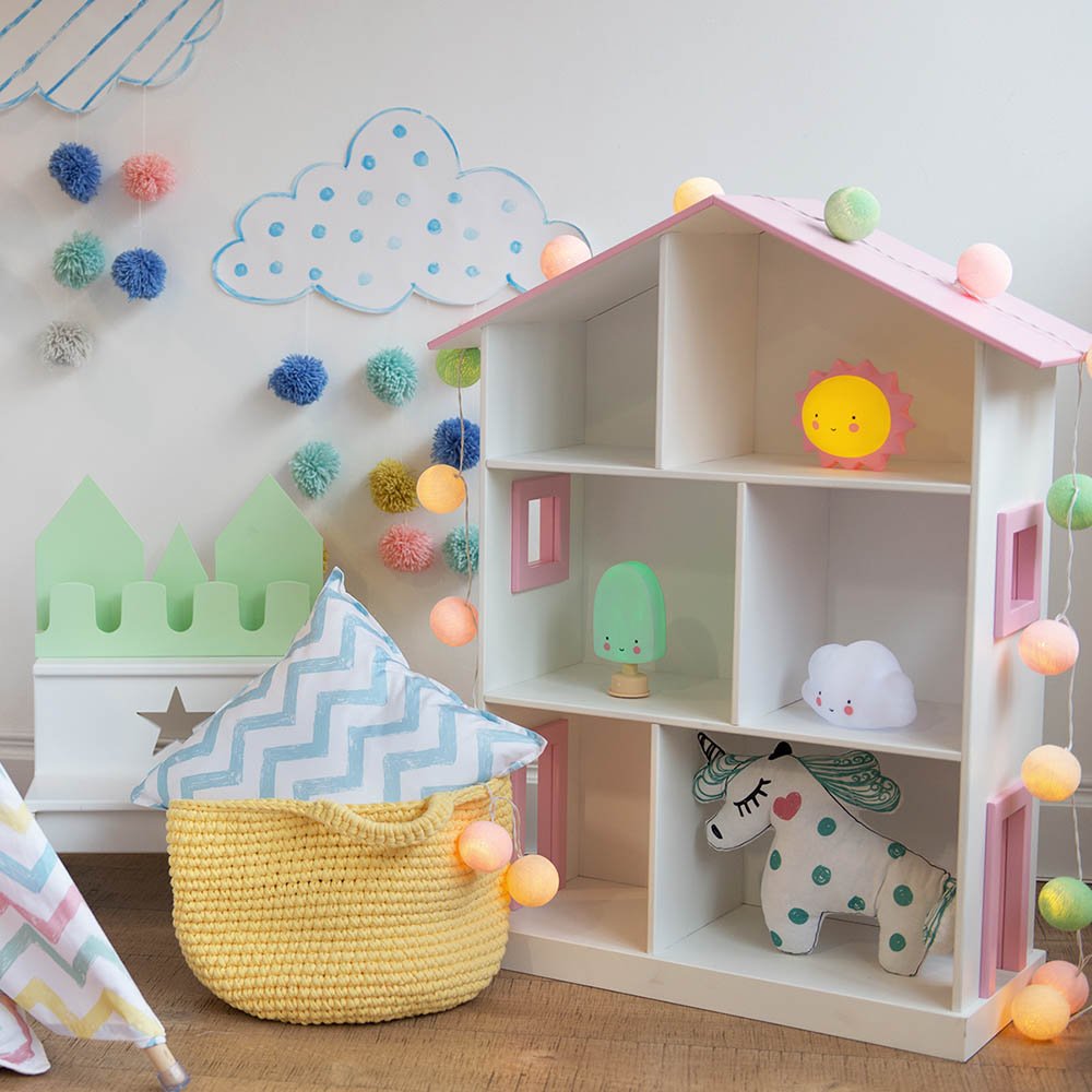 Ночник детский White Cloud LITTLE LOVELY COMPANY  281753 Белый Santreyd  - Вид №7