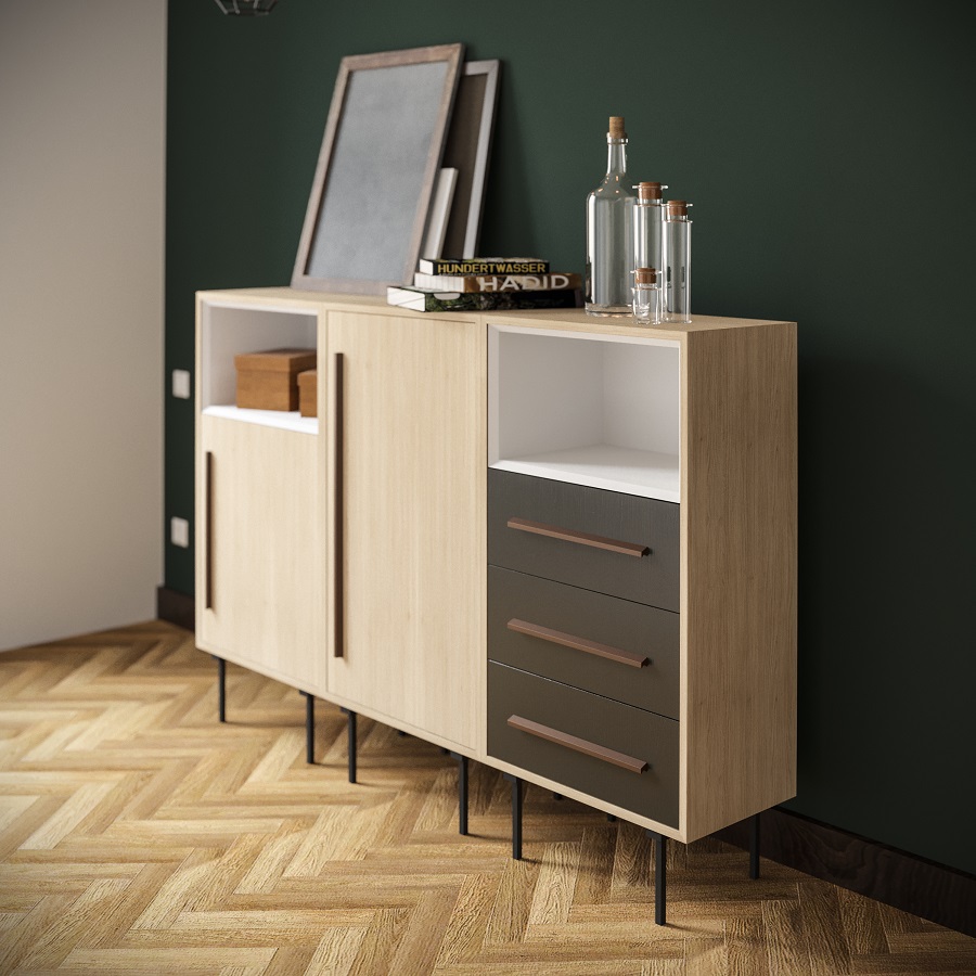 Комплект Tube, белый/оливковый BraginDesign BR0225Б - Вид №1