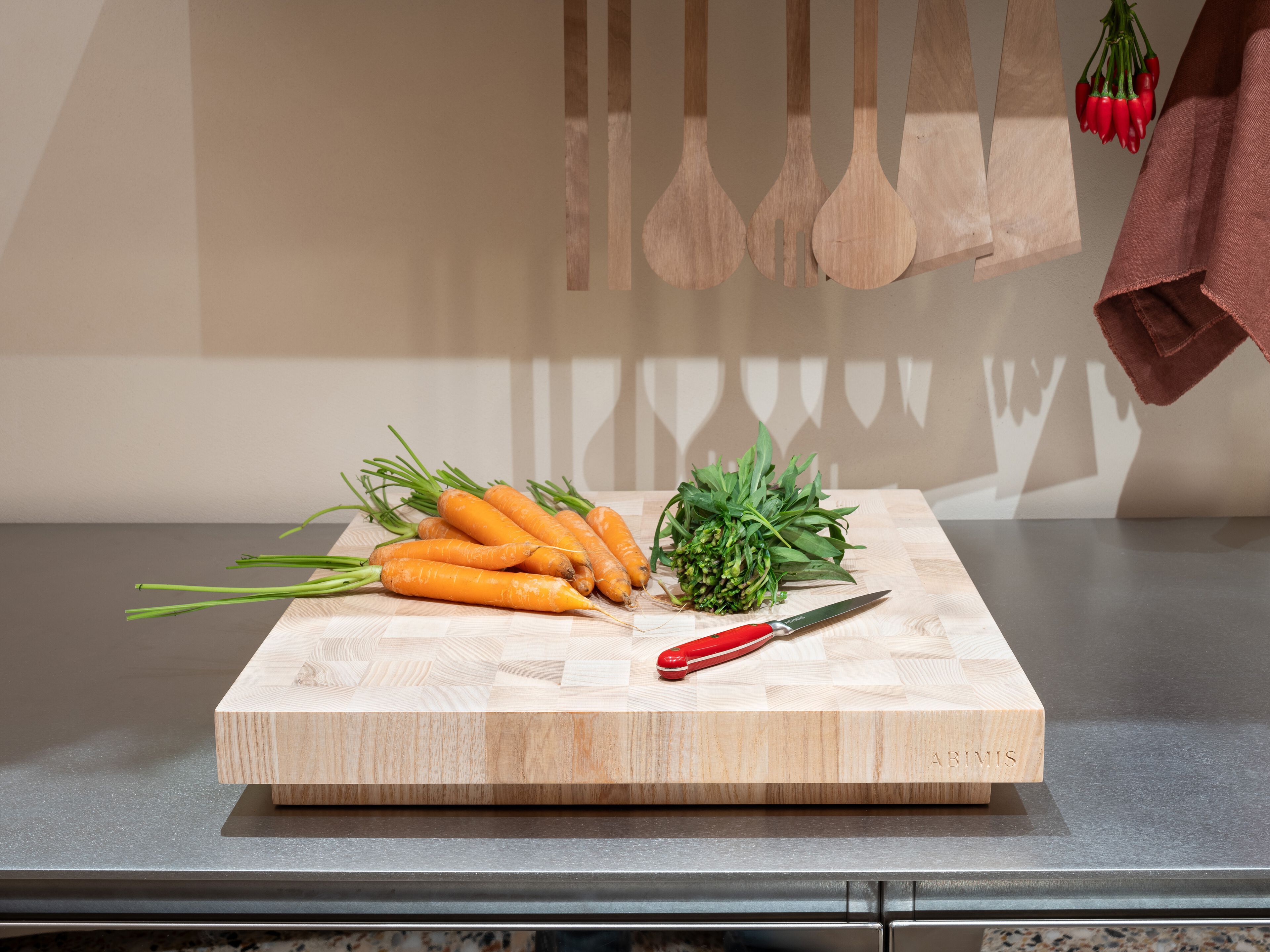 Квадратная разделочная доска из ясеня ABIMIS древесина ARCH-00053654 - Вид №2