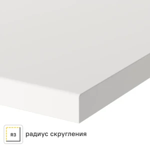 Столешница Сноу 120x80x2 см искусственный камень цвет белый 83729626 STLM-2030697