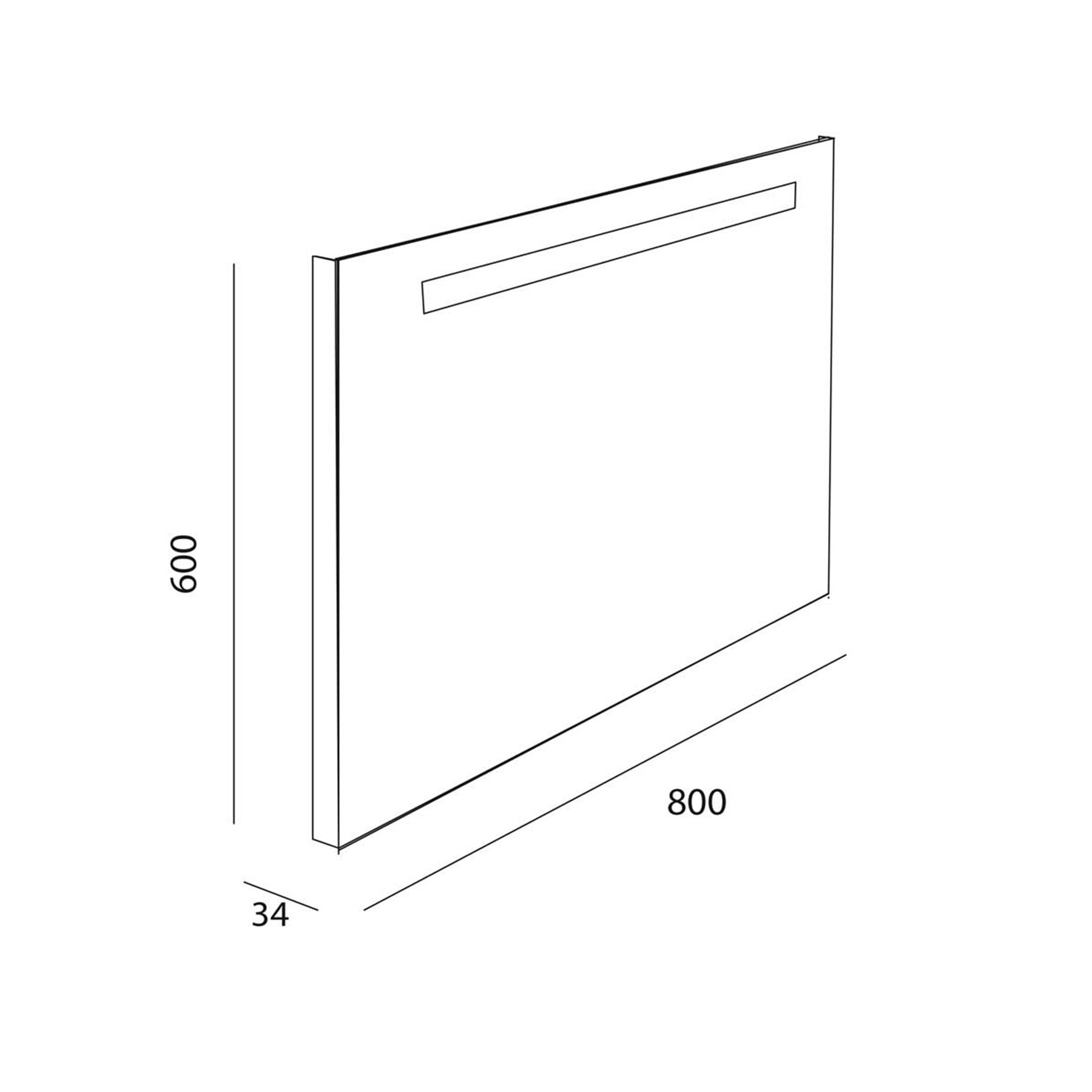 25031 SALGAR Зеркало противотуманное SUNSET 80 x 60 - Вид №3