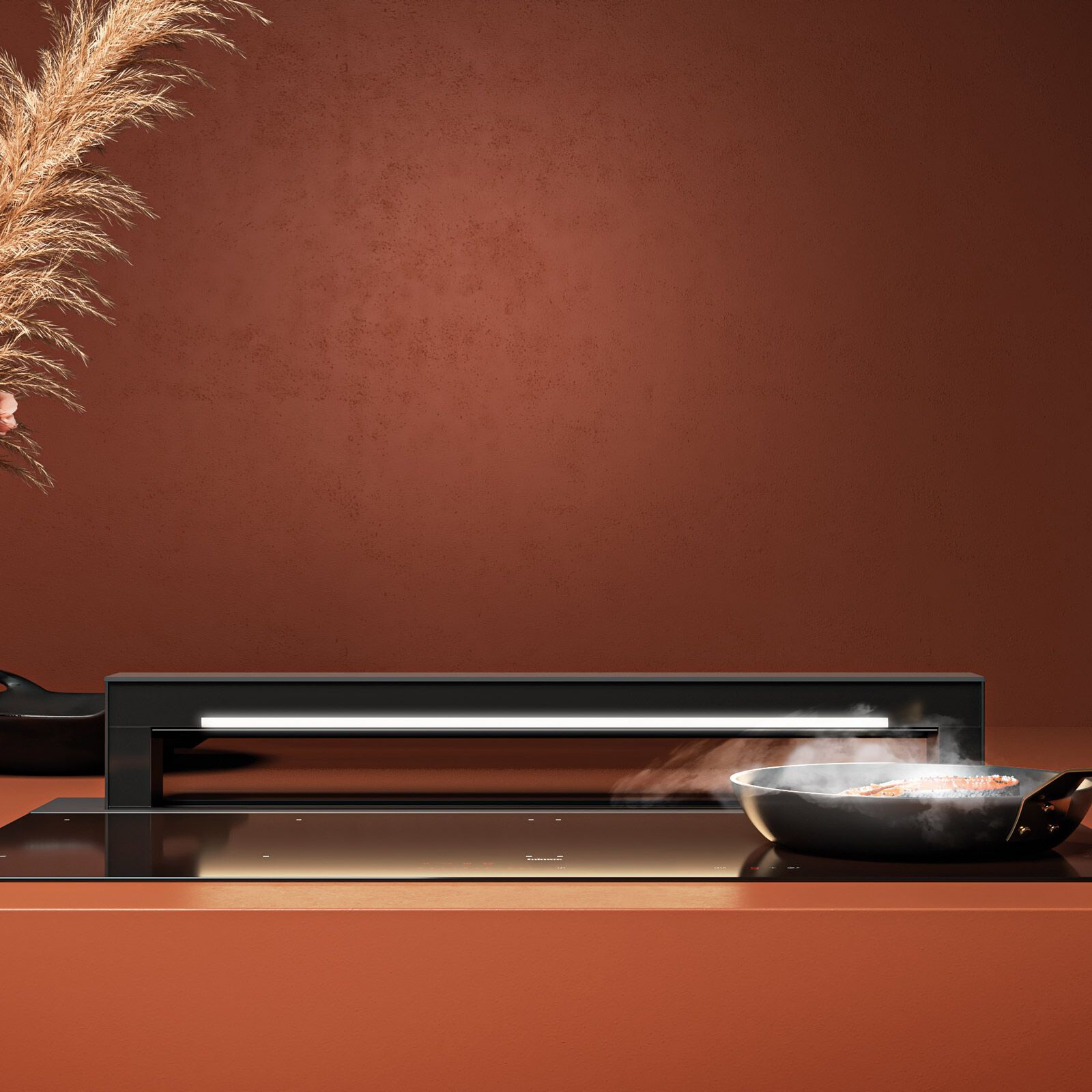 Вытяжка из алюминия и стекла Falmec дизайн ARCH-00045050 - Вид №1