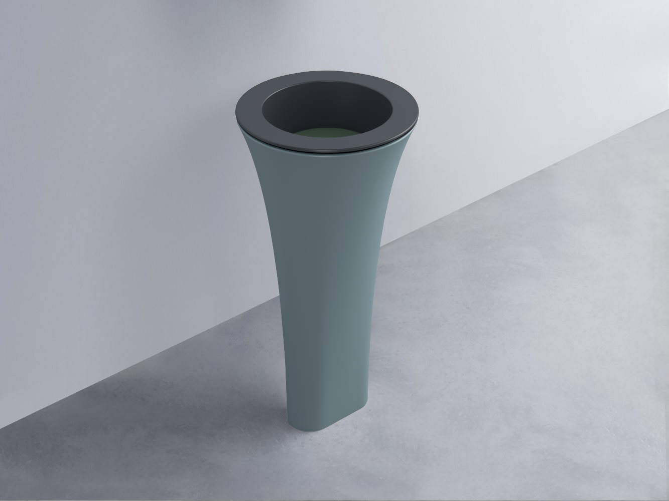 AMLA45-BA+AMPILT-MU+AMCOLT-PL Раковина Amedeo Tondo отдельностоящая cielo Enjoy + Amedeo Ceramica Cielo