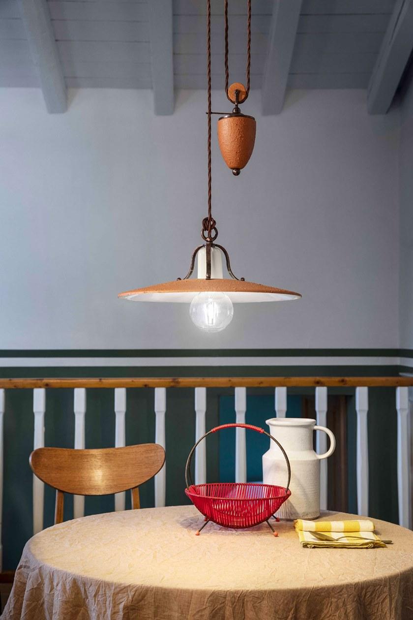 FERROLUCE Регулируемый керамический подвесной светильник Bologna C824 - c825 - Вид №2