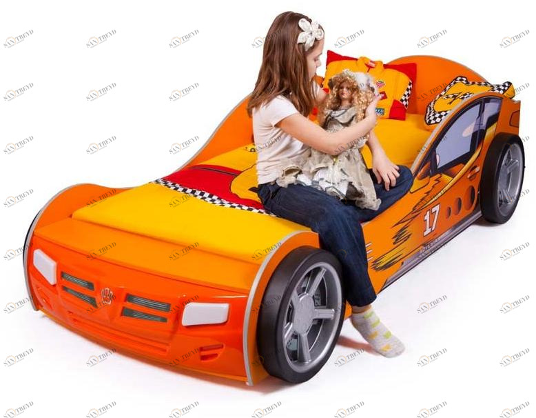 Кровать машина ABC-KING Champion (190*90) Оранж 4631147956835