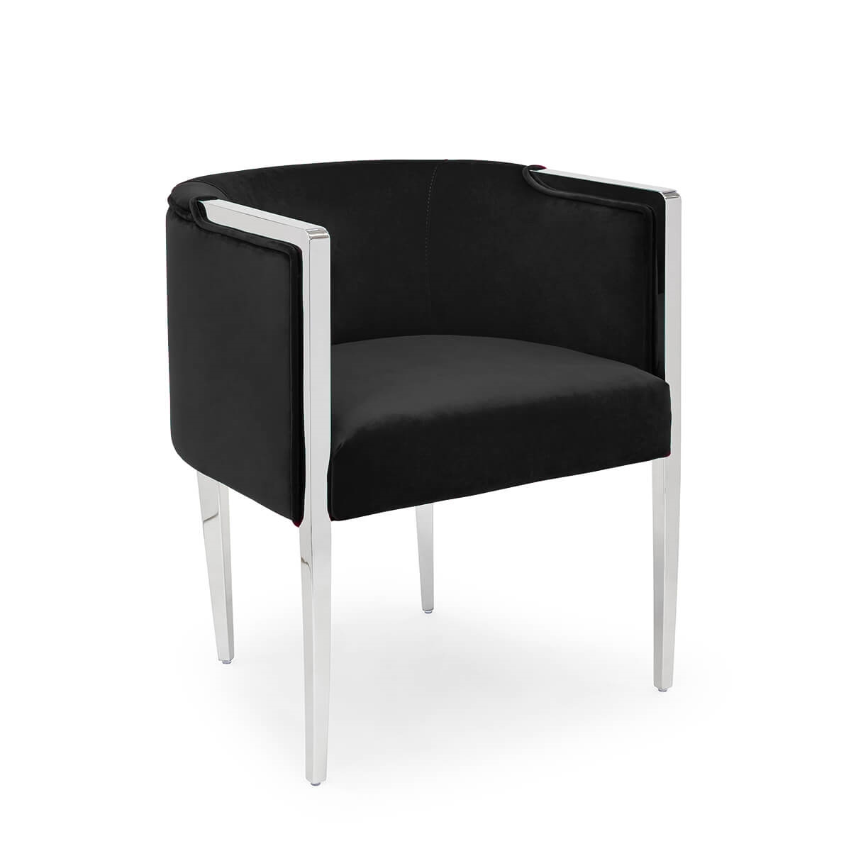 700417-18 ABHIKA СТУЛ GARDA ROUND WHITE/GOLD  - Вид №5