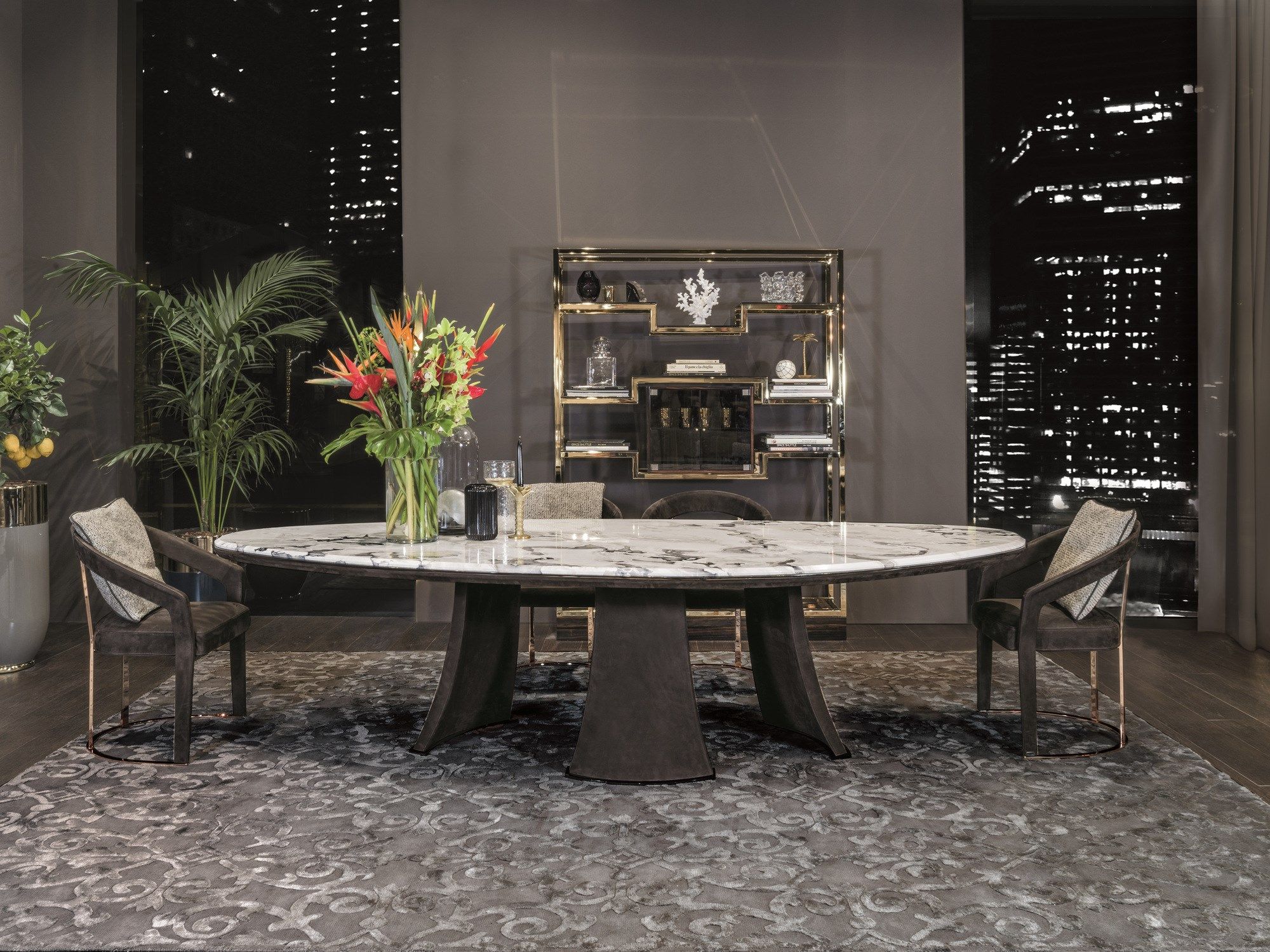 Кожаный мягкий стул Longhi Loveluxe ARCH-00064050 - Вид №9