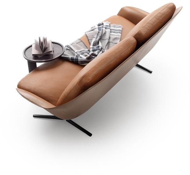 Flexform 2-х местный кожаный диван Sveva sun-id-1351757 - Вид №3