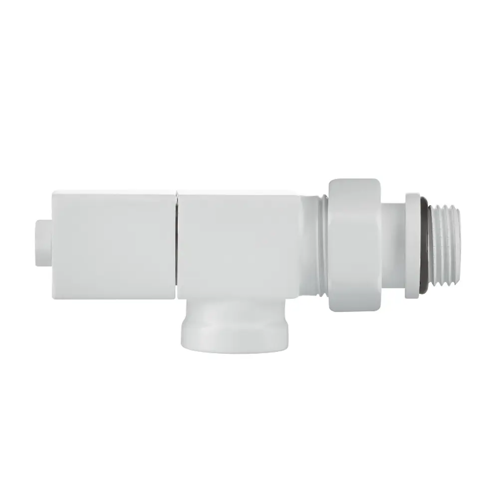 Набор вентилей для радиатора Royal Thermo Cube 1/2" осевой цвет белый 89353154 STLM-2081420  - Вид №8