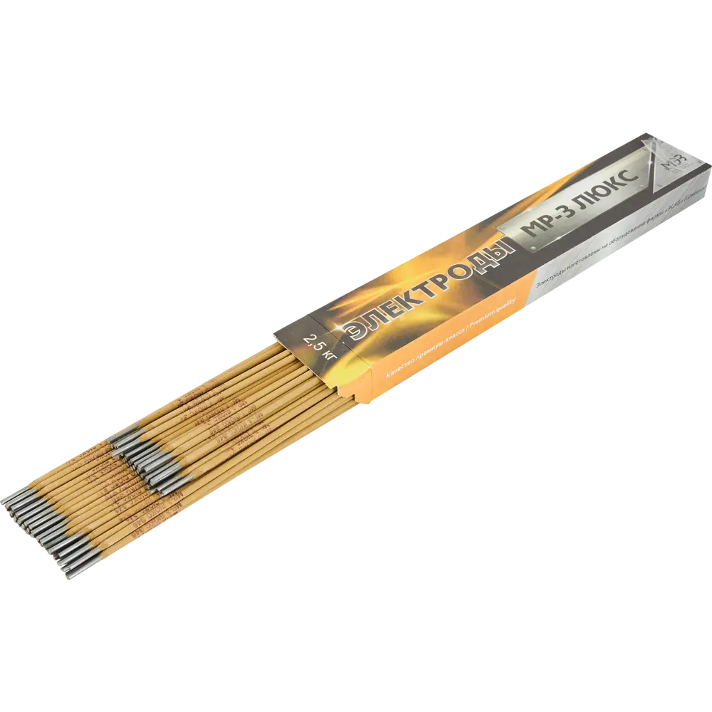 Электроды сварочные МЭЗ Люкс МР-3 для стальных конструкций 85857525 STLM-1445411 - Вид №1