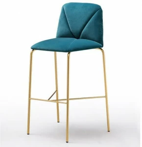 Ronda Design Табурет высокий, обитый тканью, со спинкой Mantra Se15