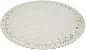 HEY-SIGN Однотонный круглый войлочный коврик