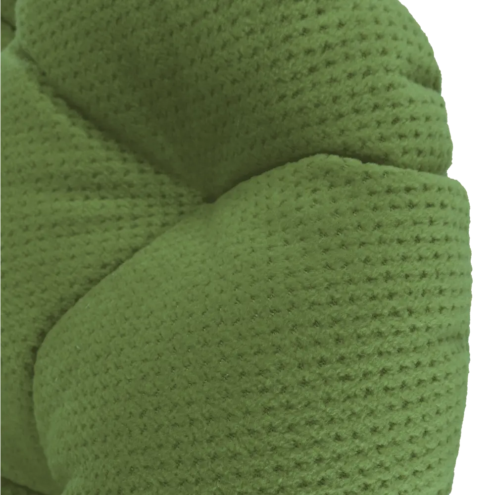 Подушка для стула Грид ø37 см цвет зеленый LINEN WAY STLM-2149756 - Вид №2