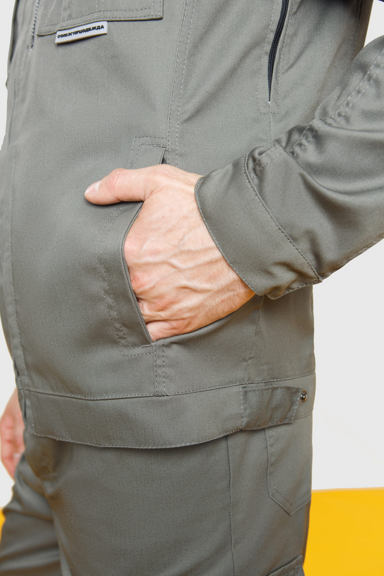 5026422 Костюм  NEW серый хаки STATUS  Летняя спецодежда  размер 48-50/170-176  - Вид №13