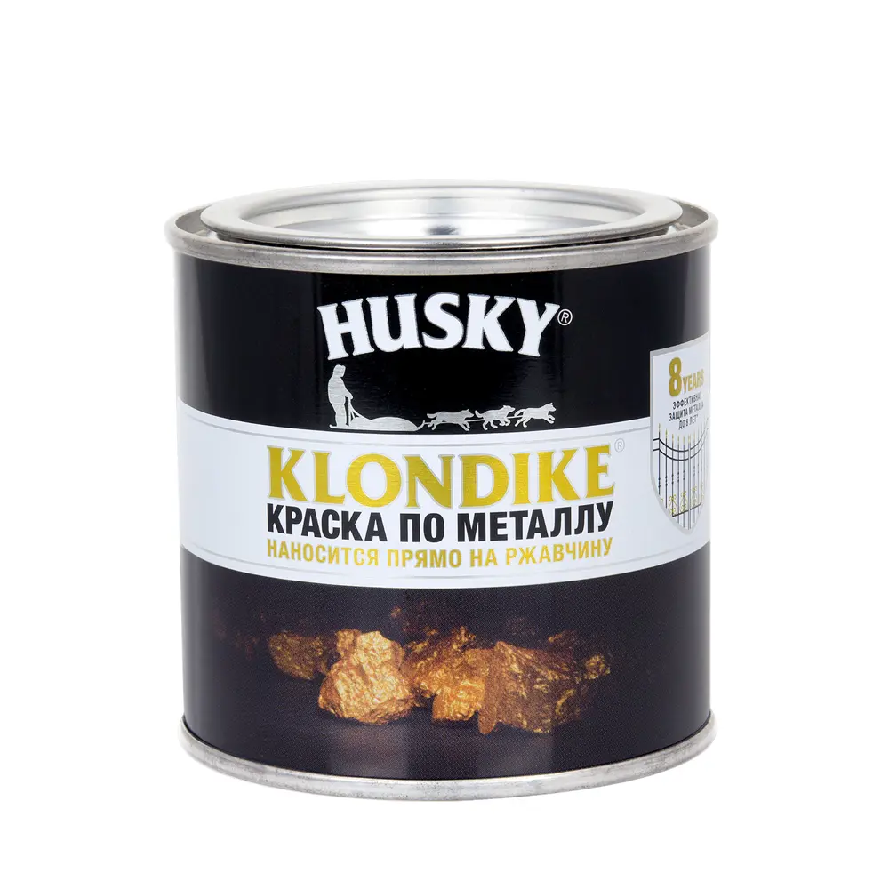 Краска по металлу Husky Klondike молотковая цвет медь 0.25 л RAL STLM-2028768 - Вид №1
