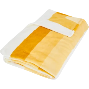 Плед Gradient 200x220 см фланель цвет желтый 84606641 STLM-2203348