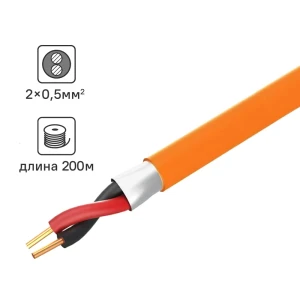 Кабель Tdm Electric КПСнг(А)-FRHF 1x0.5 200 м ГОСТ цвет оранжевый 84961398 STLM-2133485