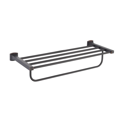 Полка с полотенцедержателем Fortis KEA-13342ORB krausru 