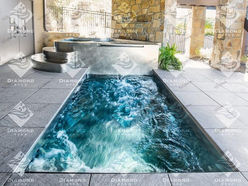 Diamond Spas Прямоугольная встроенная гидромассажная ванна с гидромассажем sun-id-1431438