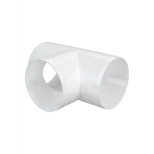 Тройник для круглых воздуховодов Fonet D100 мм пластик