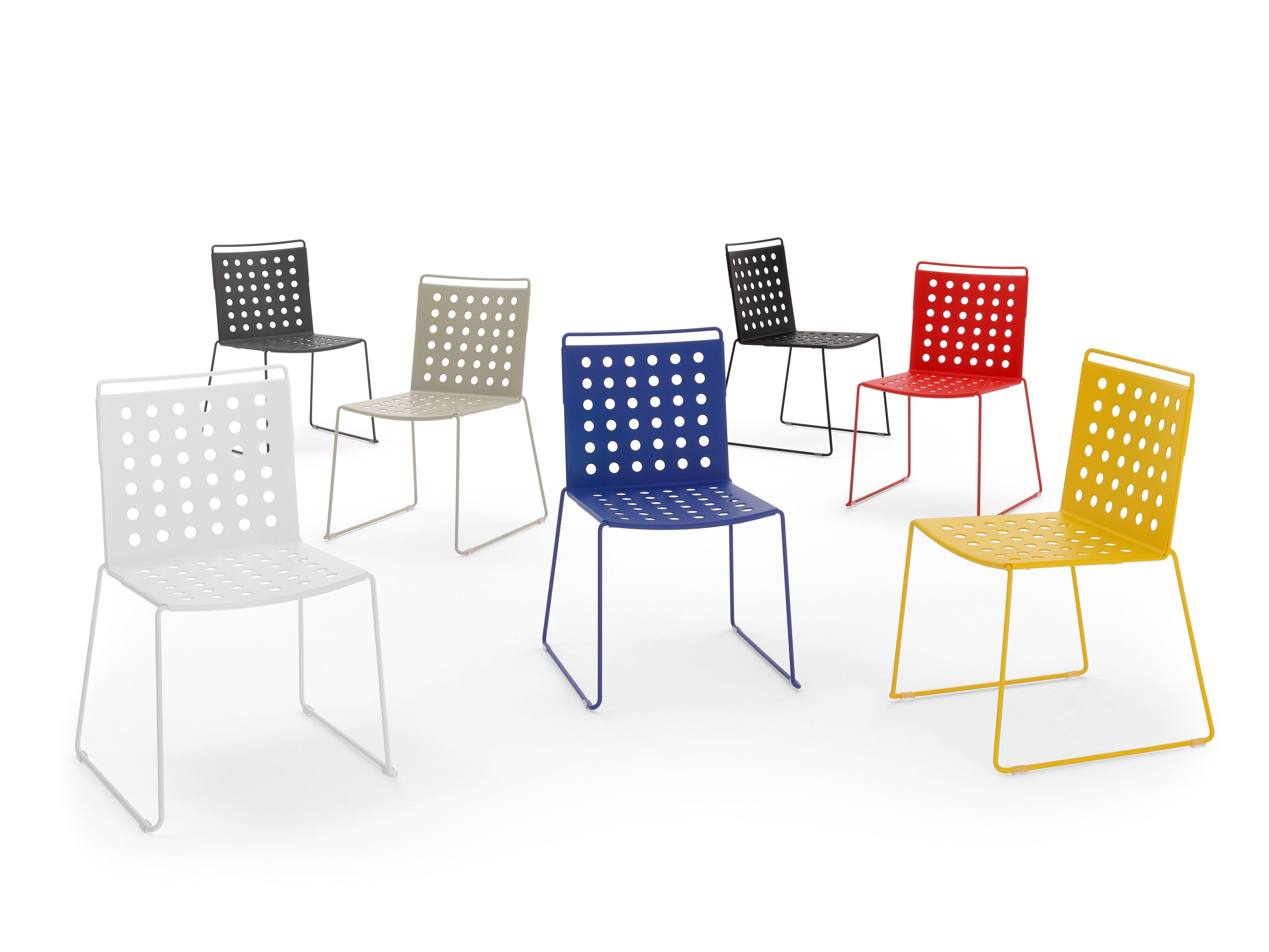 Алюминиевый штабелируемый стул с подлокотниками Urbantime Busy ARCH-00029624 - Вид №4