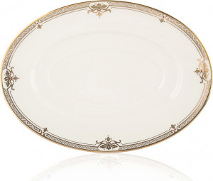 10573291 Lenox Блюдо овальное Lenox "Республика" 41см Фарфор костяной