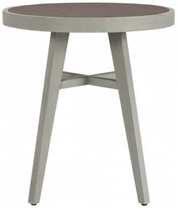 JANUS et Cie Круглый садовый столик из тика Rock garden