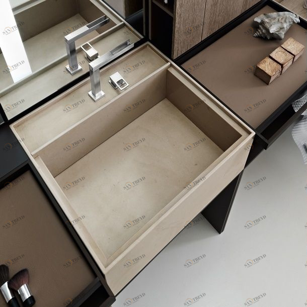 08EL3SB Накладная раковина на столешницу  овальная Toscoquattro 