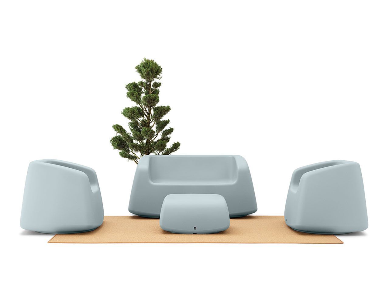 Полиэтиленовое садовое кресло с подлокотниками Lyxo Design Sugar ARCH-00133805 - Вид №7