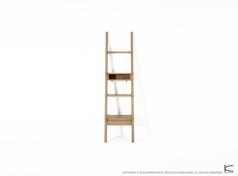 KARPENTER Открытая полка из дуба с ящиками Simply city sun-id-1402120 - Вид №2