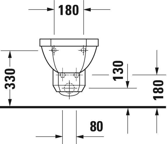 026610 Биде подвесное  Duravit  - Вид №4