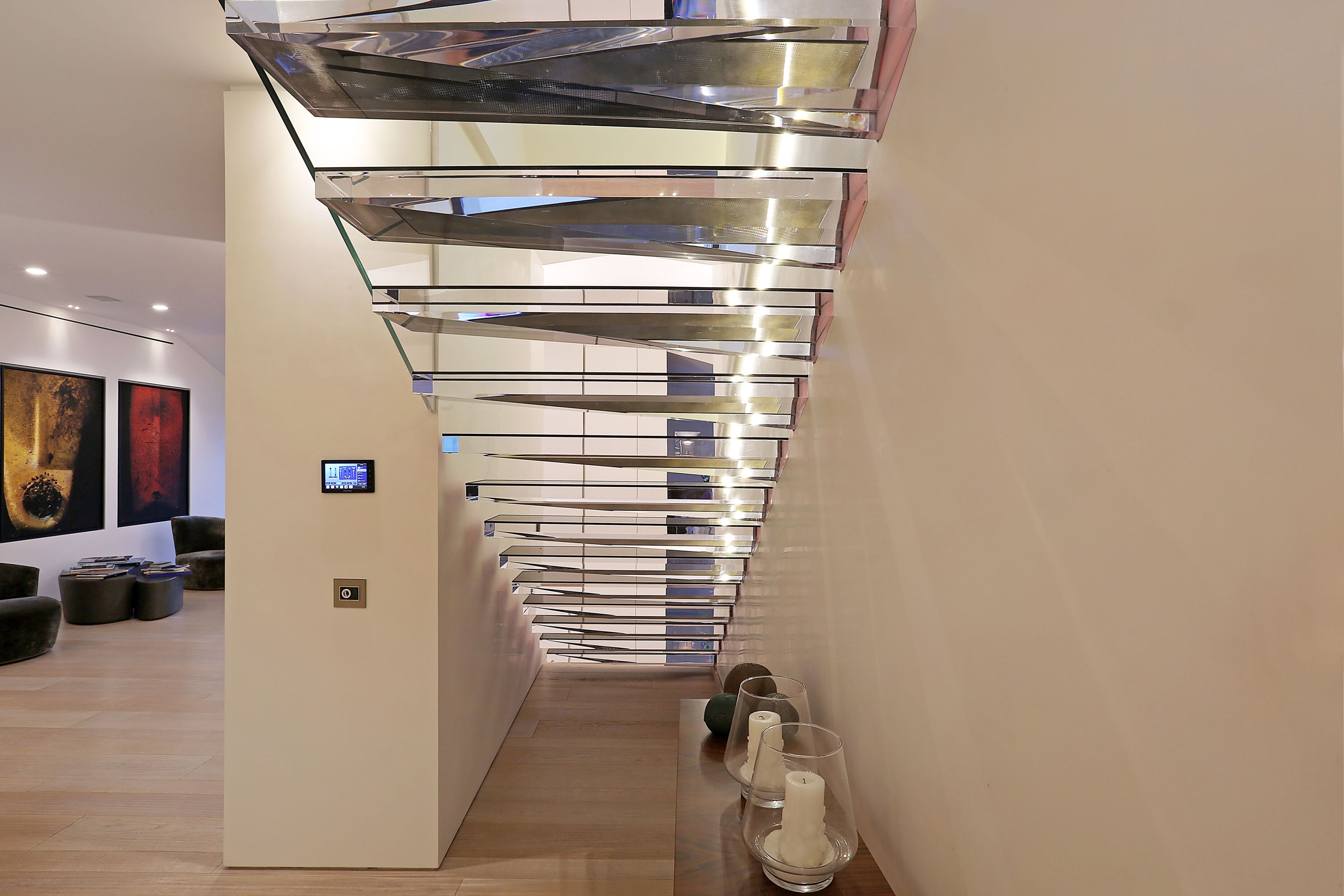 Акриловая консольная лестница Siller Treppen SPACE DIAMOND 1 ARCH-00085121 - Вид №5