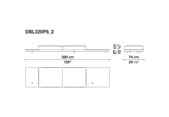 Кожаный диван B&B Italia док ARCH-00106863 - Вид №182