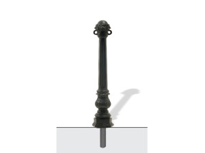 Чугунный столб боллард