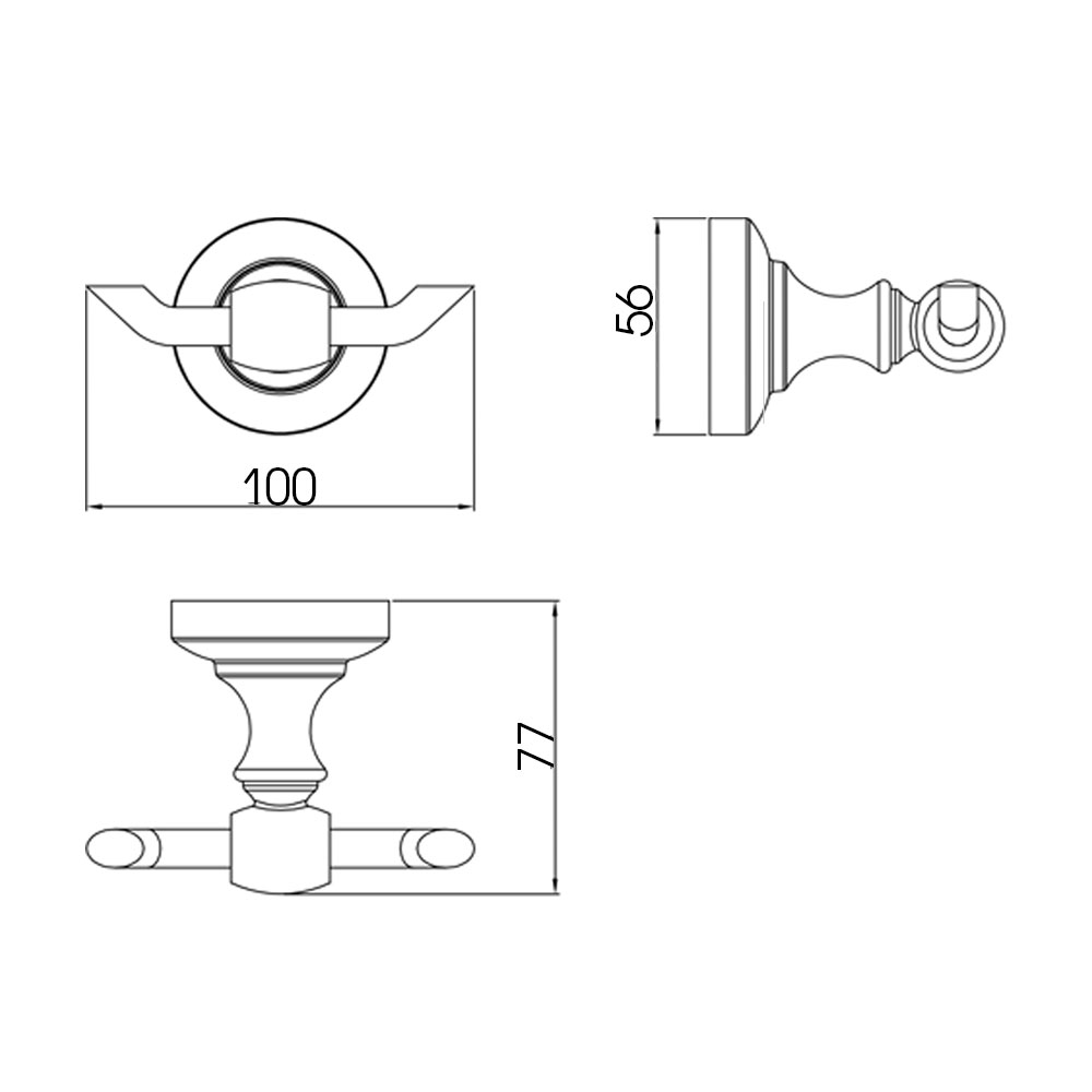 Крючок двойной Raiber RB52001 RB52001 Santreyd  - Вид №1