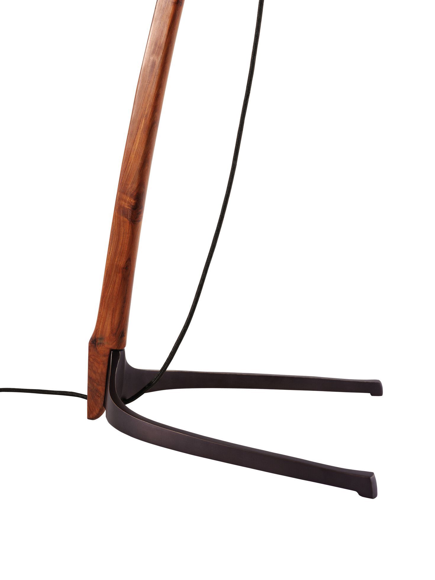 Деревянная и шелковая напольная лампа с регулируемой высотой Kalmar DORNSTAB ARCH-00038581 - Вид №5