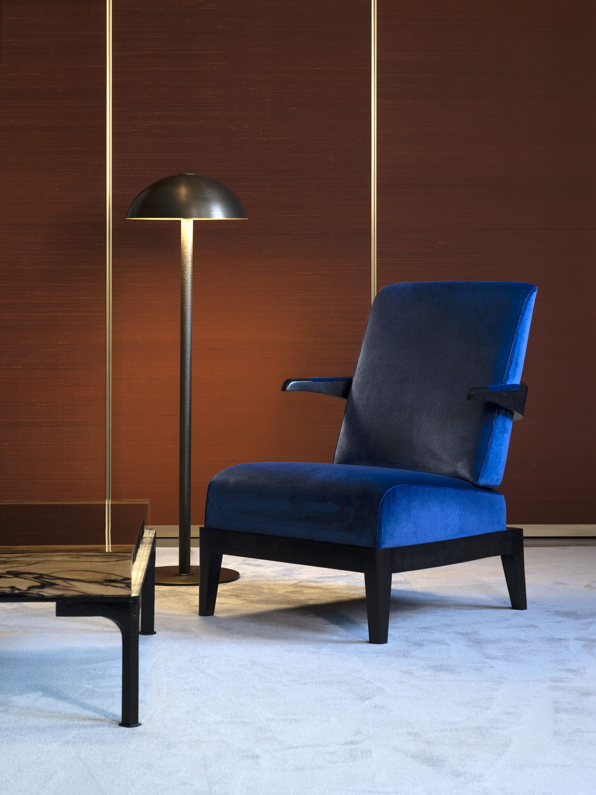 Тканевое кресло с подлокотниками Lorenzo Tondelli Saffron ARCH-00033460 - Вид №1