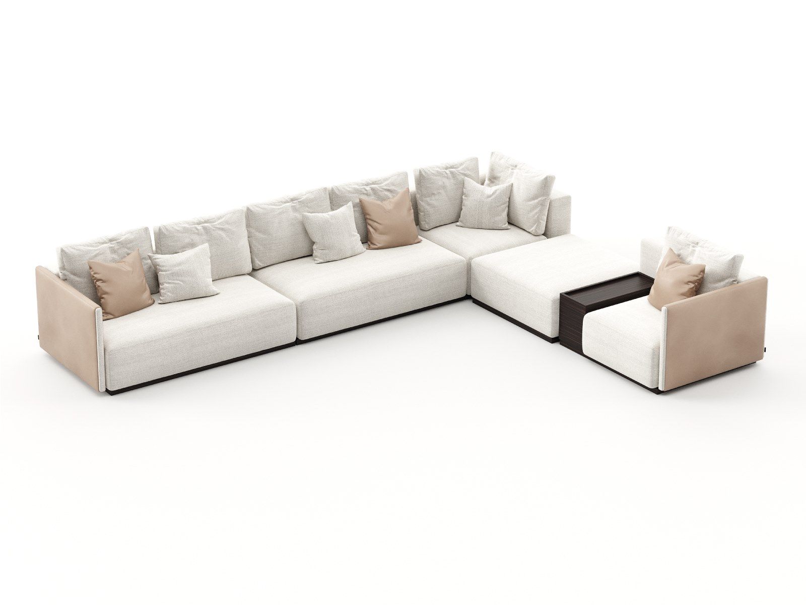 Бархатный угловой диван Stylish Club His &amp ARCH-00138156 - Вид №1