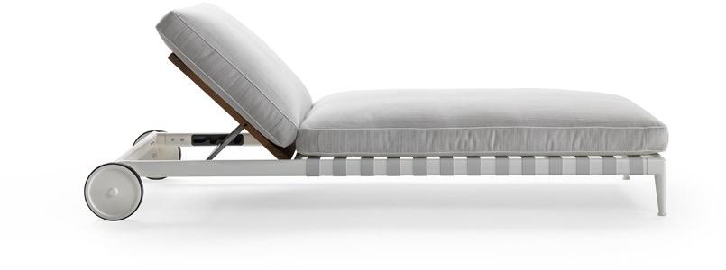 Flexform Тканевый садовый лежак на колесиках Atlante sun-id-1513930 - Вид №4