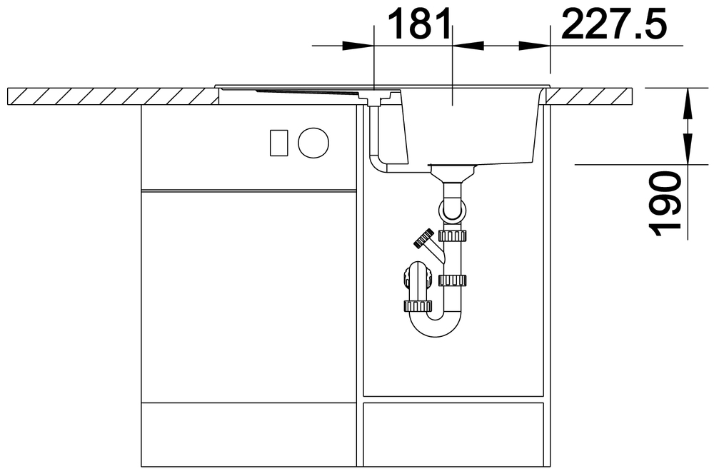 514727 Кухонная мойка Blanco Zia 45 S жасмин  Blanco Zia Жасмин - Вид №7