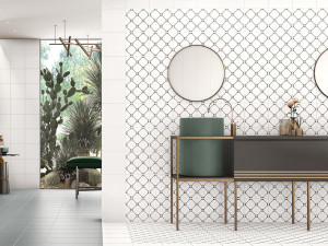 Пол / покрытие из керамогранита с эффектом цементирования