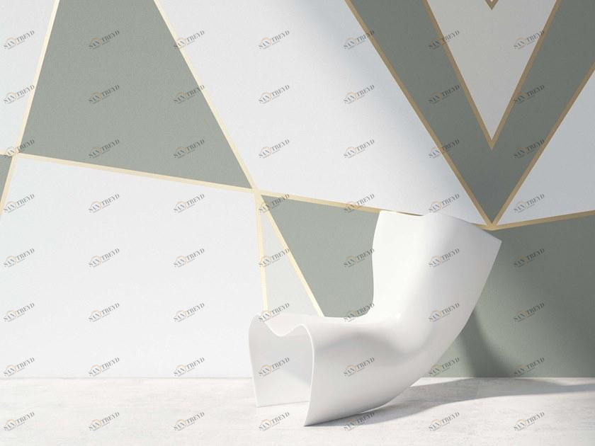 YO2 Металлические геометрические обои на флизелине Modish parapets sun-id-1352011