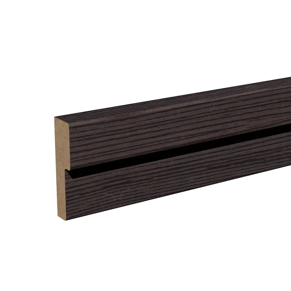 Дверная коробка 2070х70x29 мм ПВХ ламинация цвет орех тёмный КРОНОПРОФИЛЬ STLM-2206188