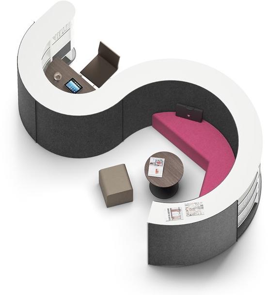 werner works Офисный остров для кофе-брейка Basic flow sun-id-1491474 - Вид №5